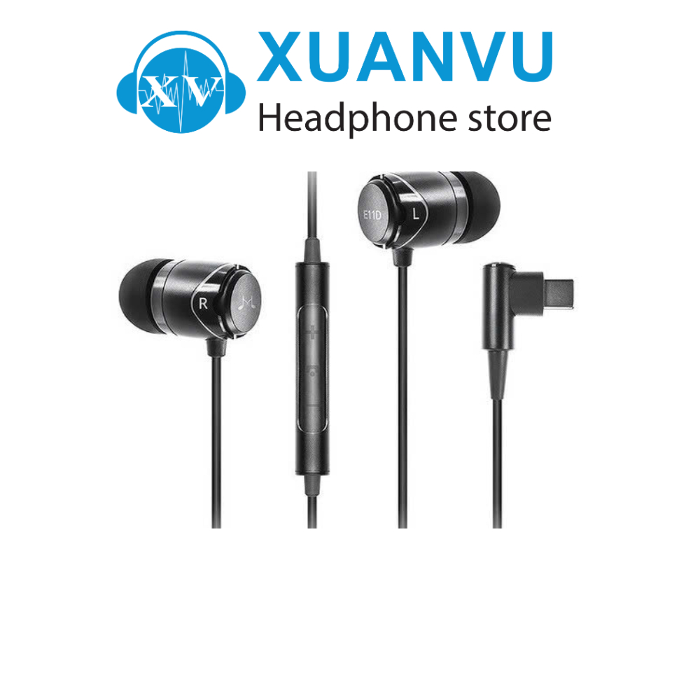Tai nghe SoundMAGIC E11D, Giắc cắm type C, có mic , housing kim loại , Âm thanh hướng cân bằng