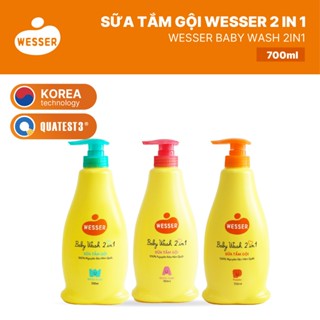 Sữa tắm gội WESSER 2 in 1 700ml [ BAO BÌ MỚI ]