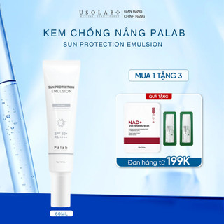  Kem chống nắng dưỡng ẩm Palab - Giúp chống ánh sáng xanh ngăn ngừa tổn thương da PALAB SUN 70G 