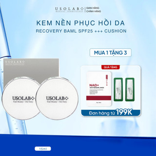  Kem nền phục hồi da 2 lõi USOLAB Cushion trang điểm và phục hồi da Recovery Balm 30g 