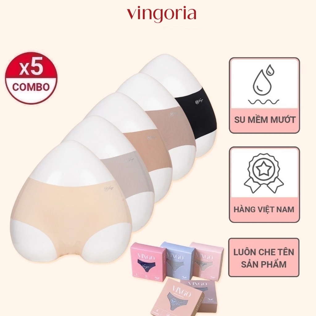 Quần lót nữ su thạch tàng hình không lộ viền VINGO/VINGORIA hàng Việt Nam CB74