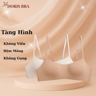   Full size 32-38  Áo Lót Nữ DORIS AL158 Áo Su Đúc Cup Ngang Đệm Mỏng Không Gọng Không Viền Chống Chảy Xệ 