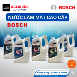  Nước Làm Mát Ô Tô Bosch Long-Life OAT Coolant Can 4L Đủ Màu  Xanh Lá Đỏ Xanh Dương  Tỷ Lệ 20% - 50% 
