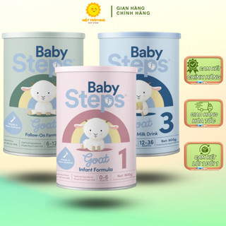  Sữa Dê Nguyên Kem Baby Steps Sữa Dê Công Thức New Zealand Cho Bé Phát TriểnToàn Diện Hỗ Trợ Hệ Tiêu Hóa - 900g 