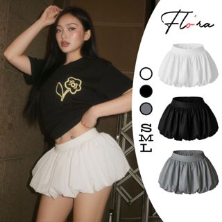  Chân Váy BÍ NGÔ Phồng Có Lót Trong Cạp Lưng Thun Chất Kate CV01 Váy Nữ Kiểu Hack Dáng Flo'ra 