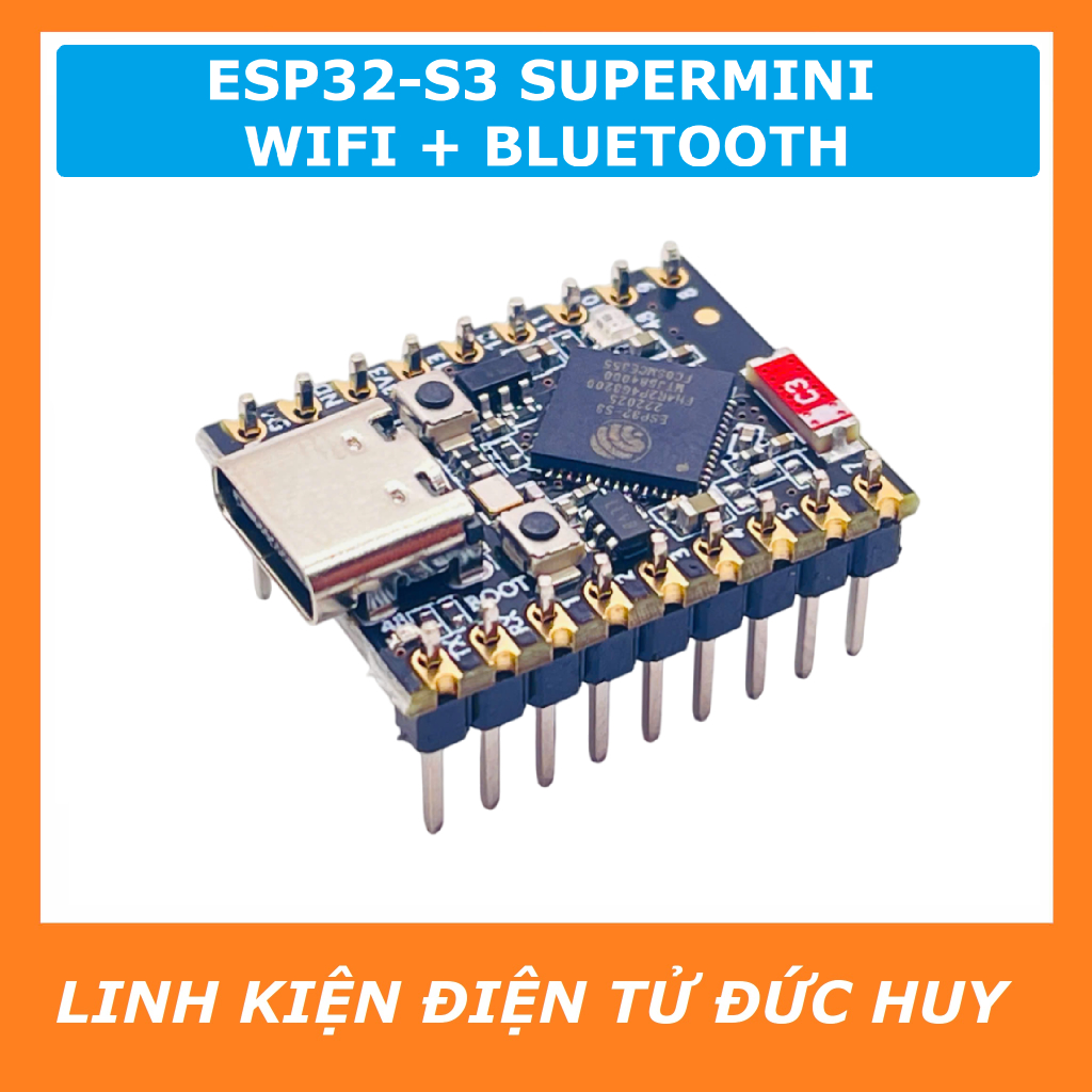 ESP32-S3 SuperMini WiFi Bluetooth IoT hiệu suất cao