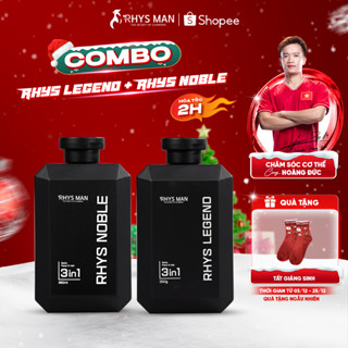  Combo 2 chai sữa tắm gội 3 in 1 Rhys Noble và Rhys Legend 350ml RHYS MAN 