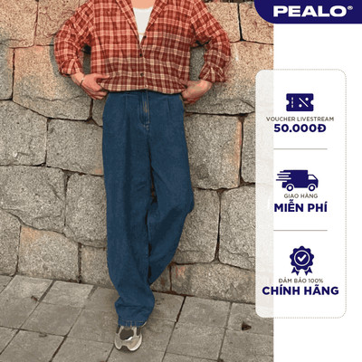 Quần Jean ống rộng PEALO Premium Denim SPT4