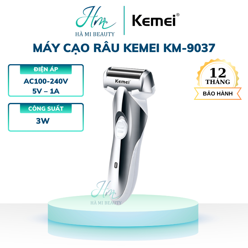 Máy cạo râu kemei km-9037 không dây máy cạo râu cầm tay không dây kemei km 9037 3w