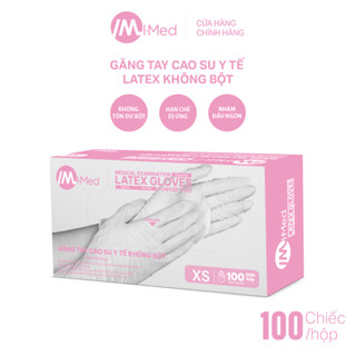 Găng tay y tế Imed Latex Không Bột 5.0g 100 chiếc/hộp