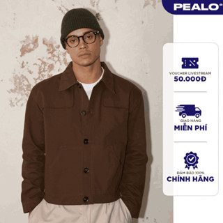  Áo khoác Kaki PEALO ss25 form boxy crop chất liệu kaki cao cấp - Pulse Jacket 