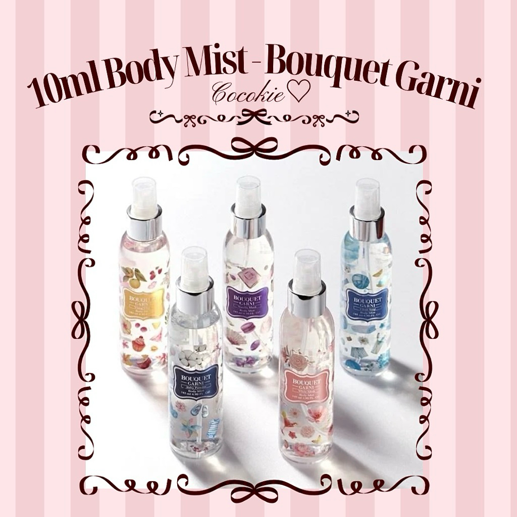 [CHIẾT 10ML] Auth Xịt thơm cơ thể & tóc Body Mist + Hair Bouquet Garni White Musk Vanilla Musk