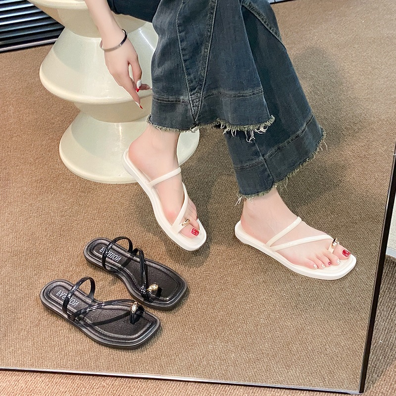 [Hàng chuẩn loại 1 - Có sẵn] Dép nữ xỏ ngón quai mảnh cao 2.5cm DN26