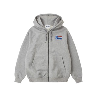 Áo Hoodie Zip Xám ROSS STUDIO Logo Thêu 3D Nỉ Chân Cua  - FULL HOODIE ZIP 