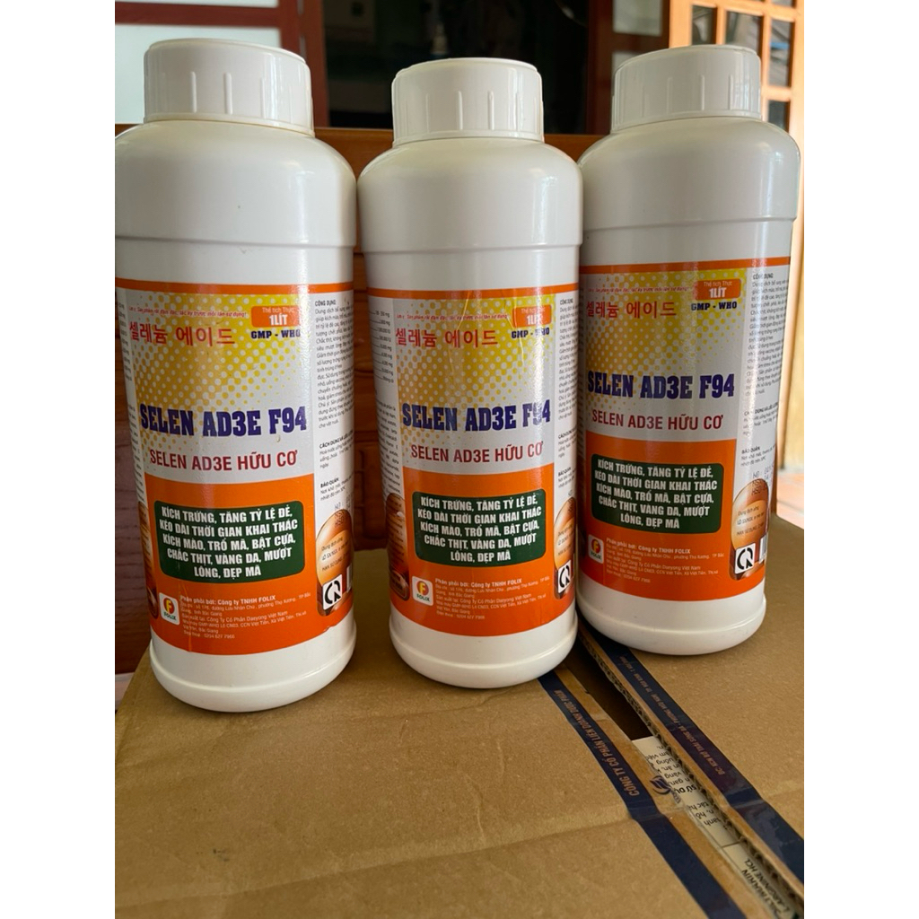 SELEN AD3E F94 (chai 1L) selen AD3E hữu cơ hàm lượng cao