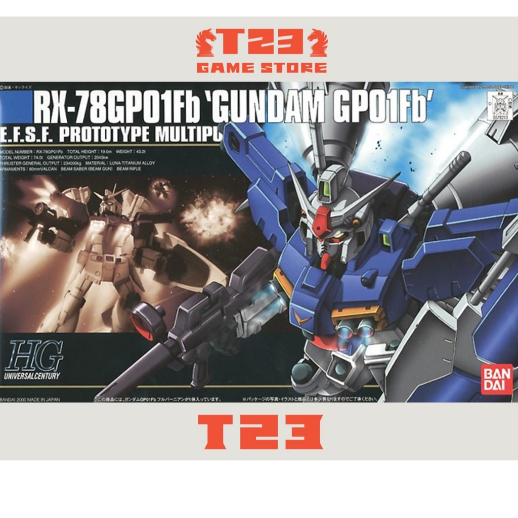 RX-78 GP01Fb GUNDAM - HG - 1/144 - HGUC RX-78 GP01Fb - MÔ HÌNH GUNDAM CHÍNH HÃNG BANDAI