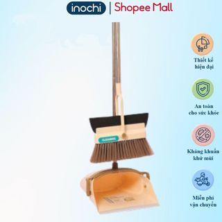 Bộ chổi & ky đa năng inochi nhựa nguyên sinh an toàn