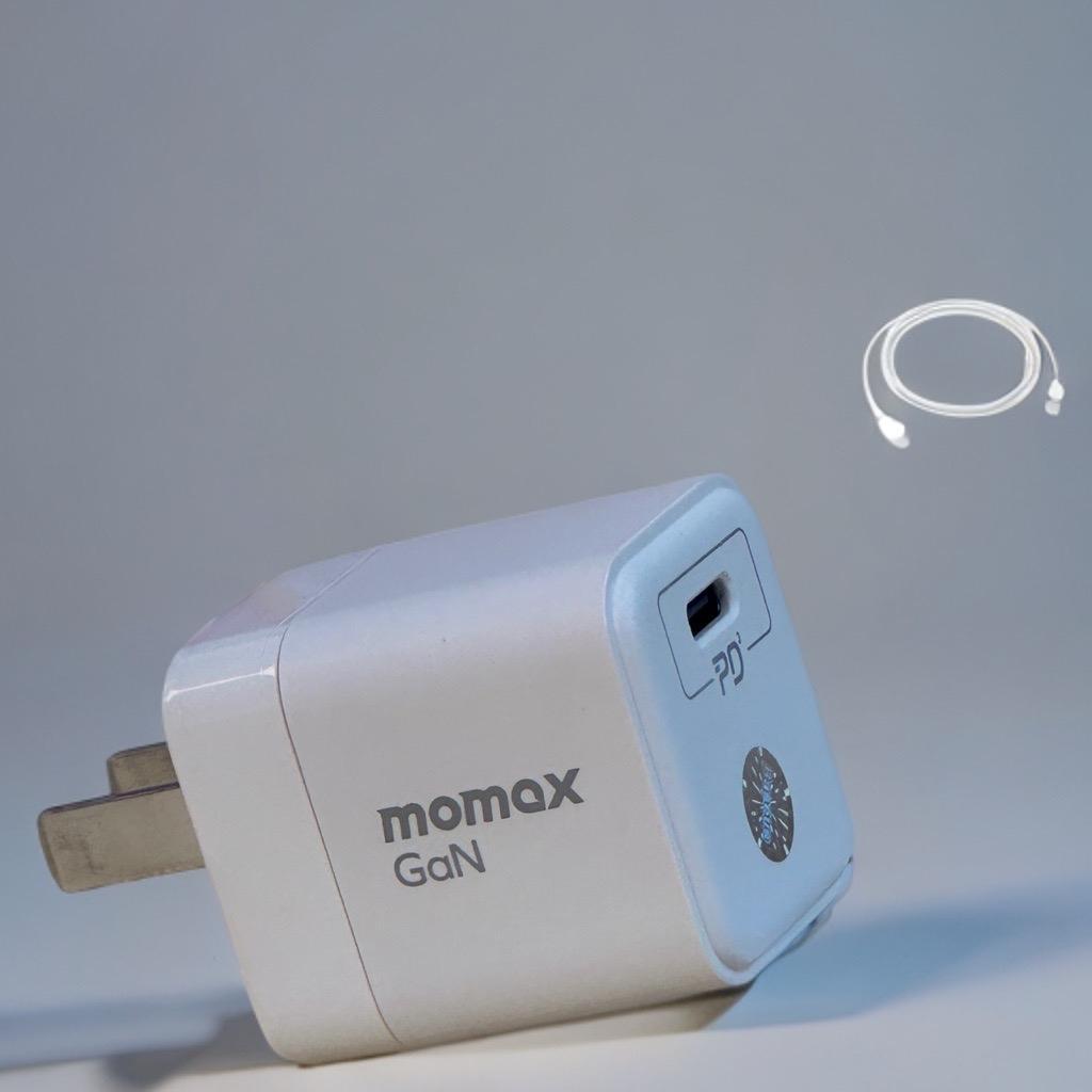 Côcs sạc nhanh 30W MOMAX GaN PD30W Fast Charger cho aP 8-15 Super Fast Charger