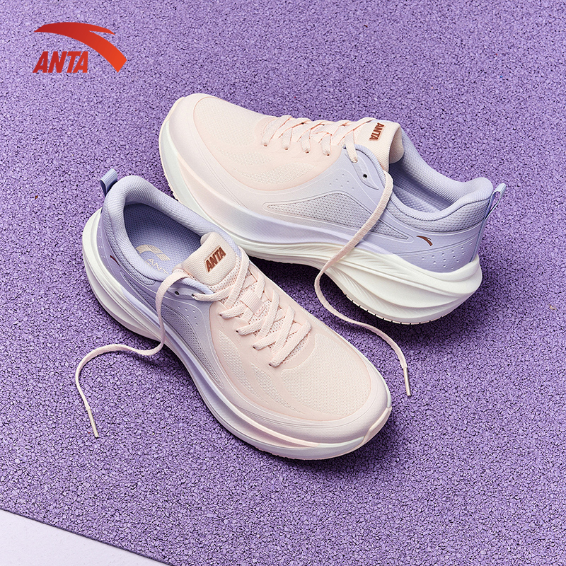 [3-10km] ANTA Giày Chạy Bộ Thể Thao Nữ Leaf 1225D5535 Công Nghệ Đế PG7 Êm, Nhẹ