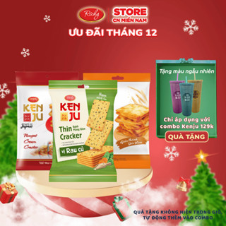   TẶNG LY KENJU | BAO BÌ MỚI  Combo Bánh Kenju Kenju Kem Dẻo Kenju Rau Củ Kenju Latte Kenju Chà Bông Bánh Kẹo Richy 