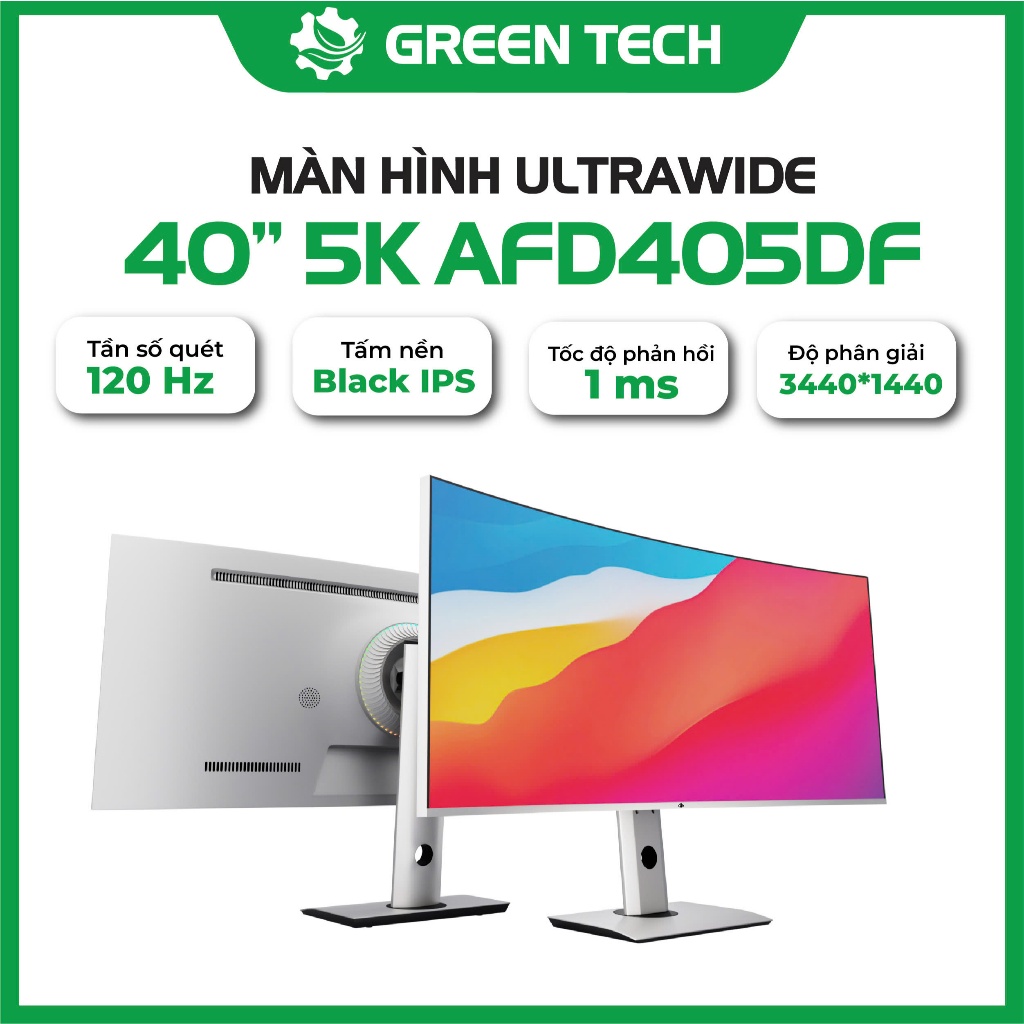 Màn hình máy tính 40inch 5K AFD 405F 40 inch/ 5K/120 Hz/ Black IPS/TypEC
