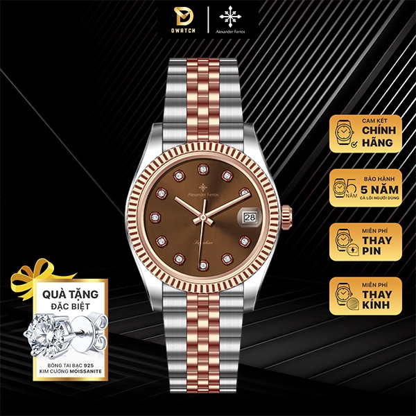 Đồng Hồ Nữ Alexander Ferros 8222D/08