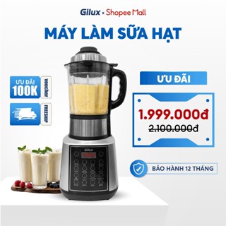  Máy làm sữa hạt đa năng Gilux 15in1  Phiên Bản Mới 2025  Nắp inox  BH 12 tháng 