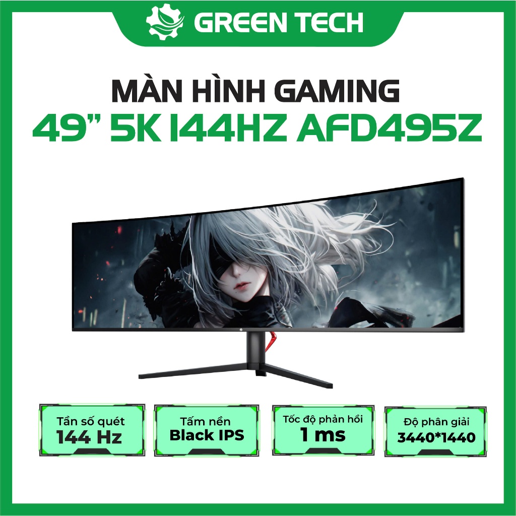 Màn hình máy tính 49 inch 5K AFD 495Z 49inch/5K/144Hz/Nano IPS/Cong 3800R