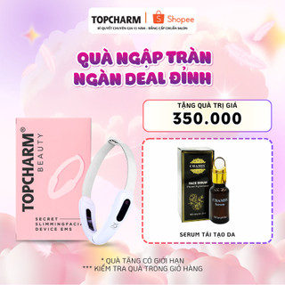 Máy nâng cơ mặt tạo cằm Vline Massage Topcharm giúp Định Hình và Làm Thon Gọn Mặt Công Nghệ EMS 