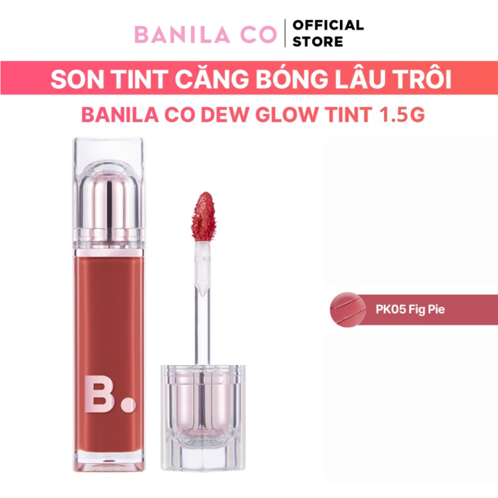[GIFT- QUÀ TẶNG KHÔNG BÁN] Son Tint Căng Bóng Lâu Trôi Banila Co Dew Glow Tint Mini 1.5G - PK05 Fig Pie