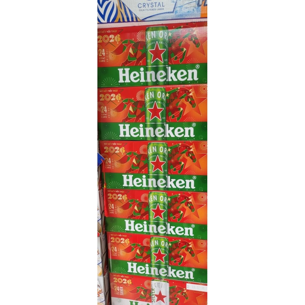 BIA HEINEKEN XANH 330ML