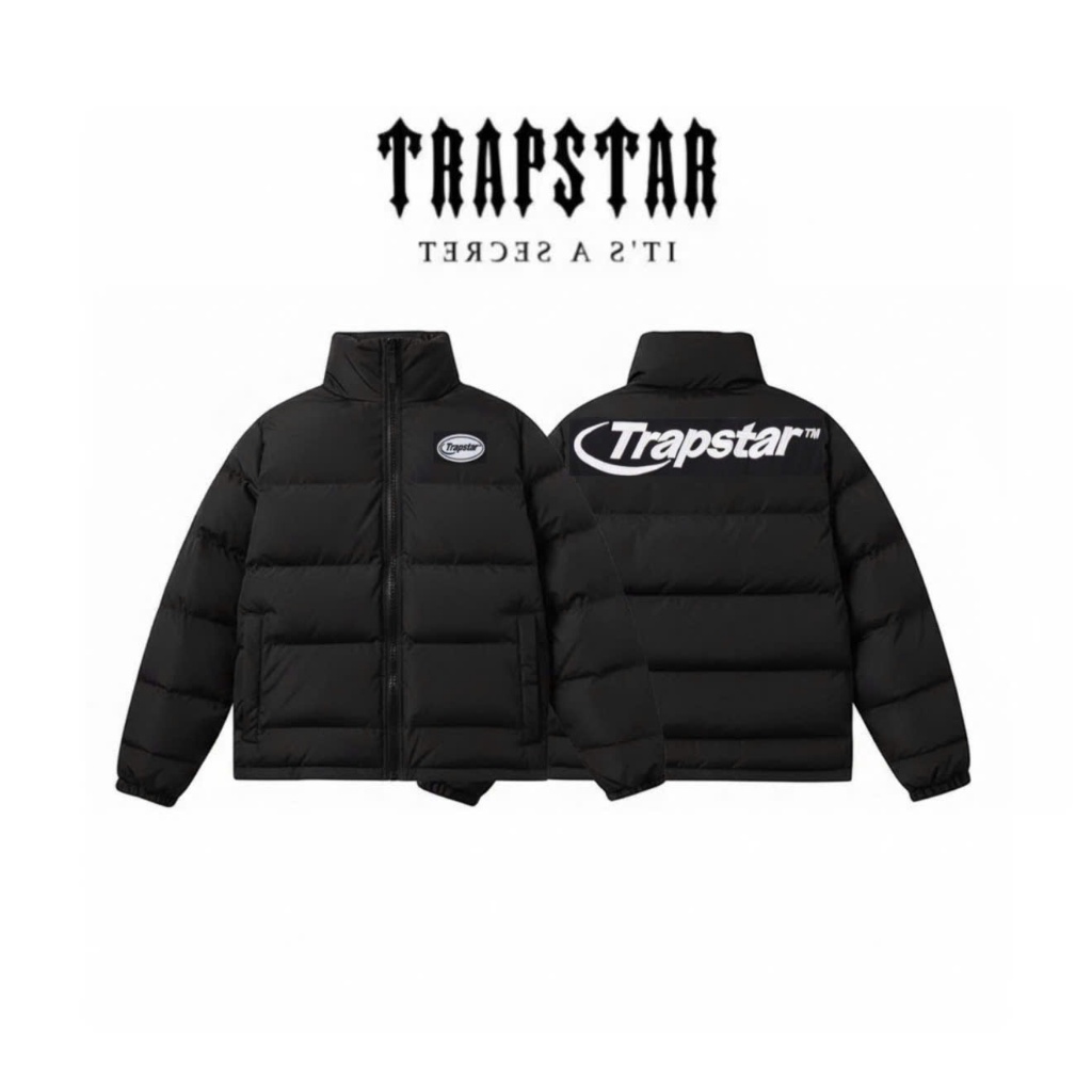 Áo phao mùa đông Trapstar London trắng phong chất hiphop chất lượng cao - Trap003