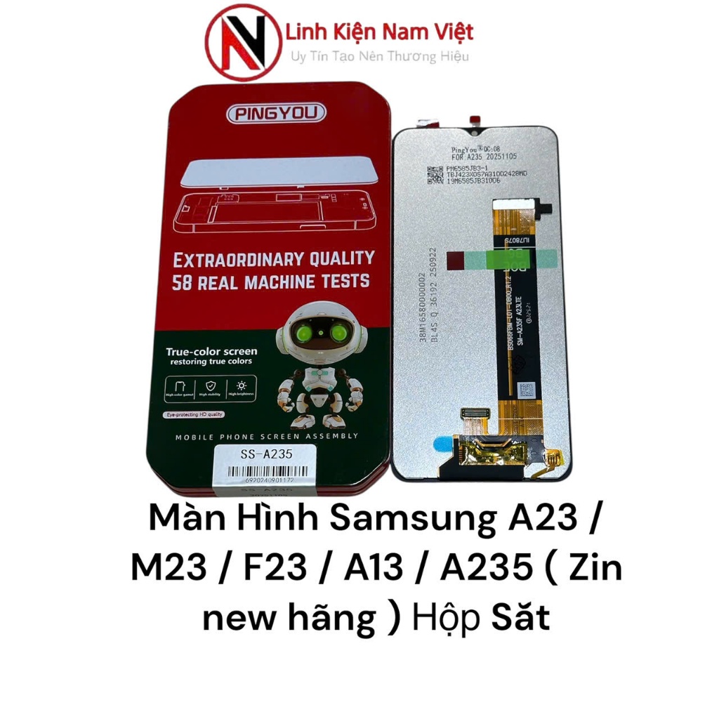 Màn Hình Samsung A23 / M23 / F23 / A13 / A235 ( Zin new hãng ) Hộp Sắt