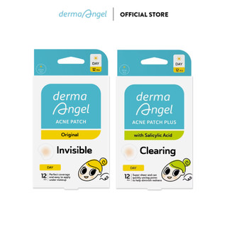 Combo Miếng Dán Mụn Derma Angel Acne Patch Day 12 & Plus Day 12