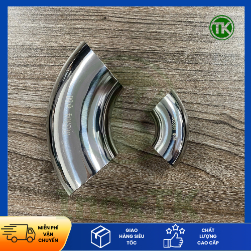 Cút inox vi sinh dày 1.5mm (co góc 90 độ)- Co vi sinh 90 độ tiêu chuẩn SMS