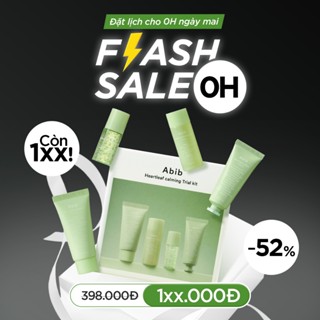  Bộ dưỡng da Abib diếp cá 4 món mini phiên bản trải nghiệm Heartleaf Calming Trial Kit 