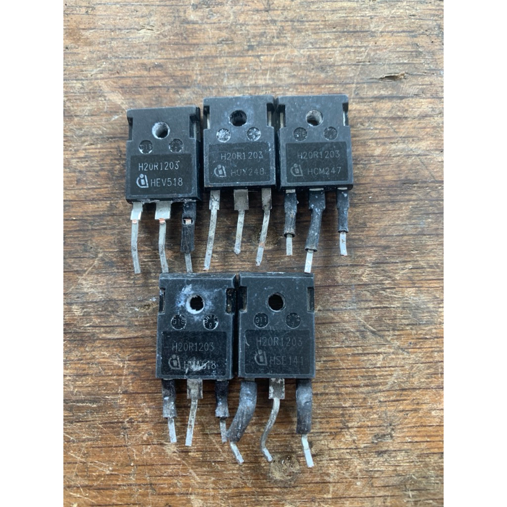 5 CHIẾC IGBT H20R1203 20A 1200V THÁO MÁY MẶT GƯƠNG BÓNG CHÂN DÀI, BAO SỐNG