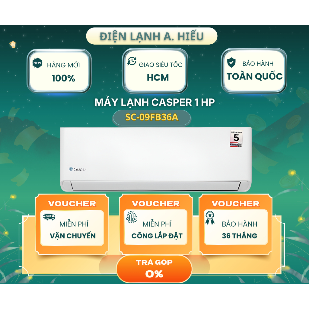 Máy Lạnh Casper 1.0 HP SC-09FB36A