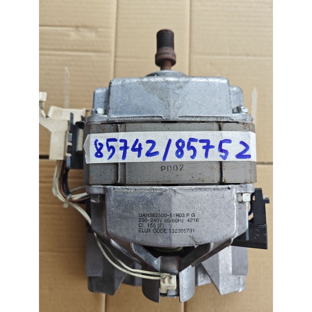 Motor động cơ máy giặt Elec  85742 85752 tháo máy Cũ zin