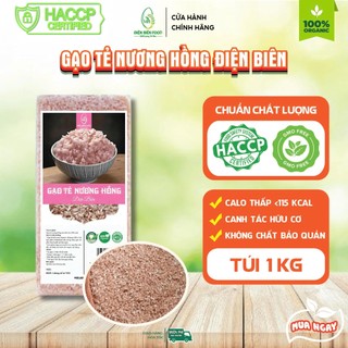  Gạo Tẻ Nương Hồng Điện Biên Gạo Kén Hồng Xát Dối 1kg 