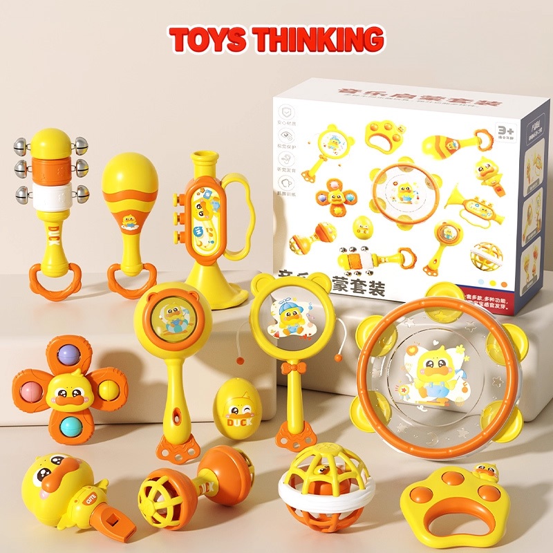 Xúc Xắc Vịt Vàng  ToysThinKing Đồ Chơi An Toàn Cho Bé 0-1 Tuổi Gặm Nướu và Lục Lạc