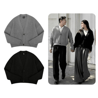  Áo Cardigan len Daniel Jack Lane Áo khoác len nam nữ form boxy chất liệu len lông thỏ dệt gân bản lớn 