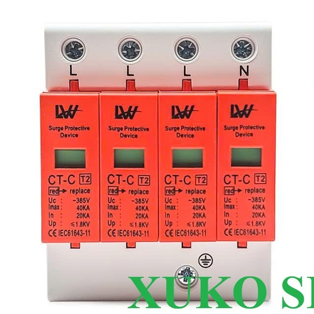 CB Chống sét lan truyền 3 Pha 4 cực/385V