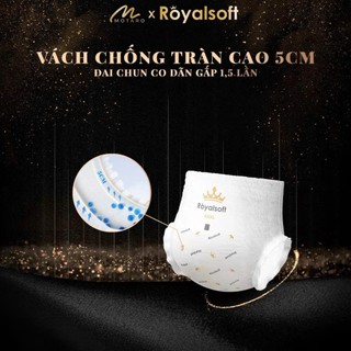 [2 BỊCH] Tã Bỉm Royalsoft Cao Cấp Chính Hãng Đủ Size Đóng Đêm/Ngày Cho Bé