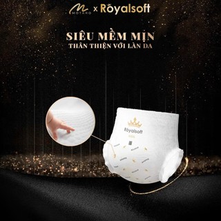 [2 BỊCH] Tã Bỉm Royalsoft Cao Cấp Chính Hãng Đủ Size Đóng Đêm/Ngày Cho Bé
