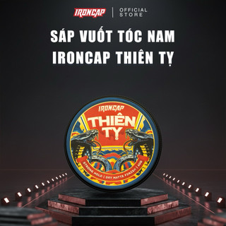  Sáp Vuốt Tóc Nam IRONCAP THIÊN TỴ 2025 - Sáp tạo kiểu tóc nam Claywax Ironcap 
