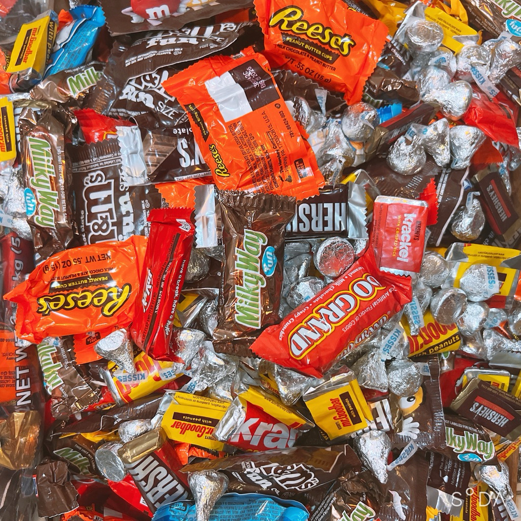 KẸO SOCOLA TỔNG HỢP MIX NHIỀU VỊ Hershey's Kisses, Chocolate Assortment