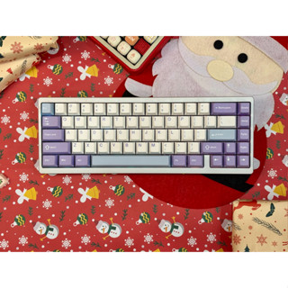  Bàn phím cơ Nut65  Lucky65 v2   nhôm cnc  3 chế độ kết nối  Led rgb   Hotswap đã mod Tungcustom 