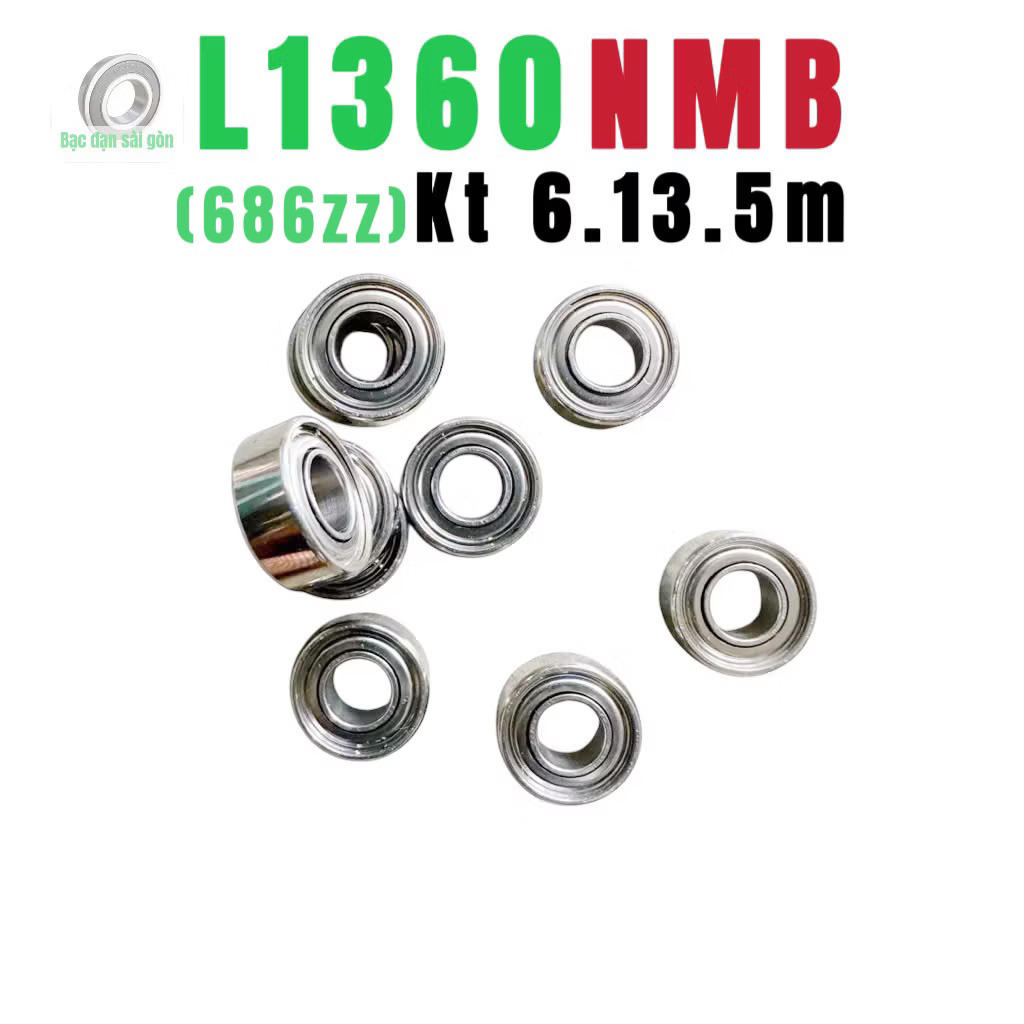 combo 10 vòng bi L1360zz (686zz)NMB kích thước 6.13.5m hành thái lan bóng đẹp chất lương cao