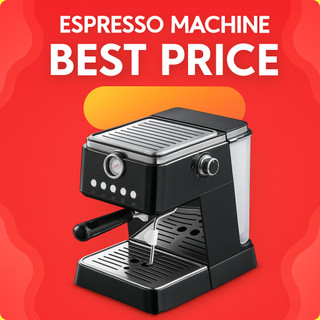  Máy Pha Cà Phê Espresso 20 BAR Máy Pha Cà Phê Mini Cao Cấp Tự Động Tạo Bọt Sữa Dùng Cho Văn Phòng Gia Đình 